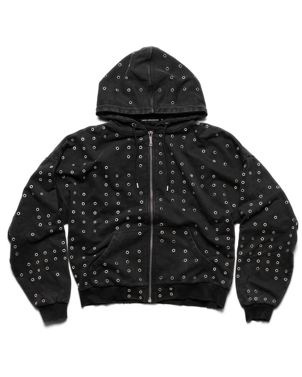 Black Eyelet Hoodie – Racer Worldwide
