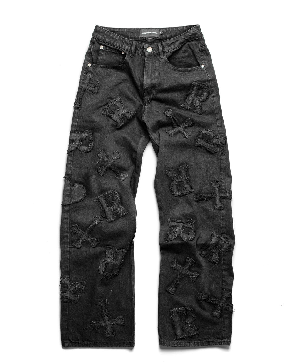 Black Patch Denim – Racer Worldwide