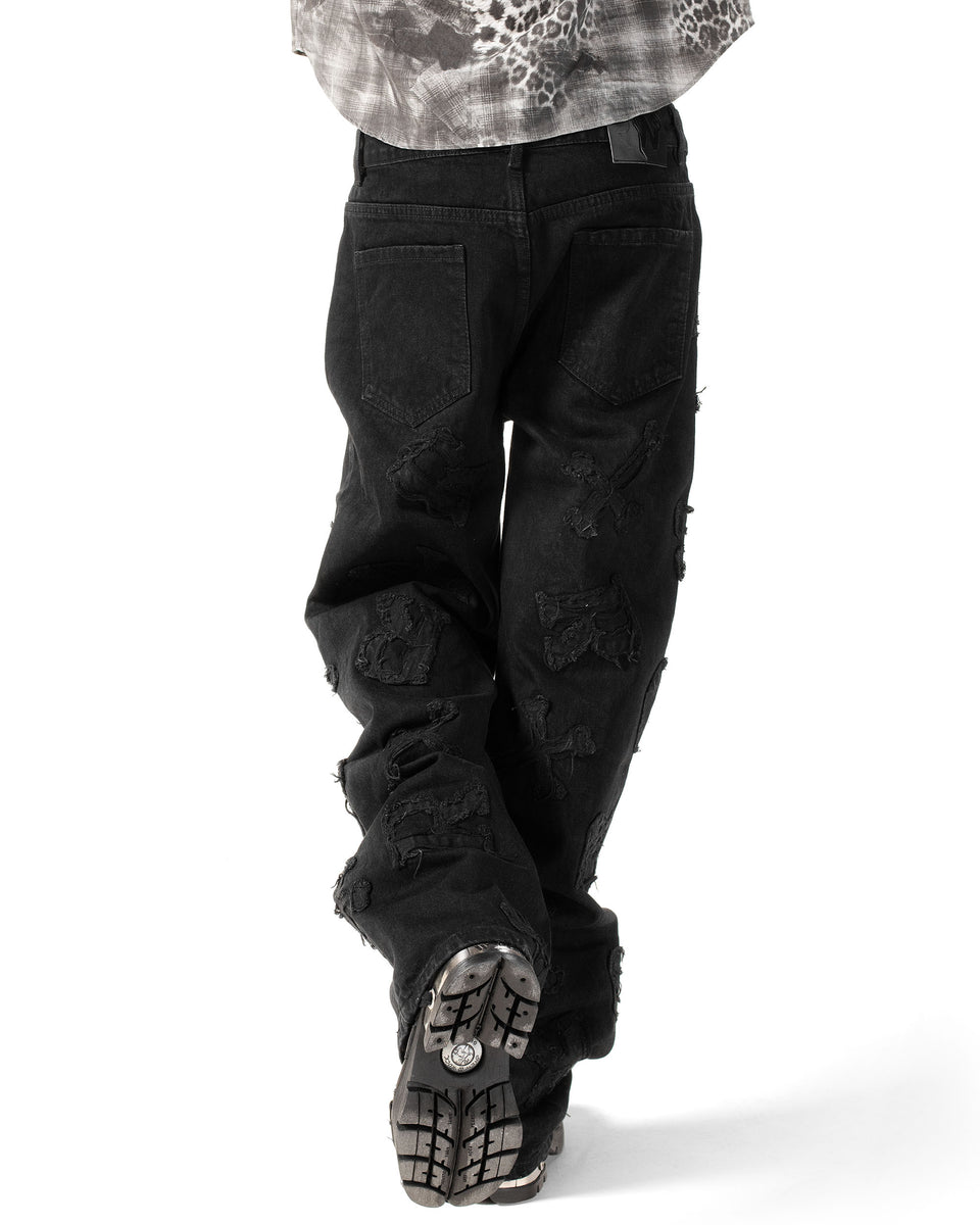 Black Patch Denim – Racer Worldwide