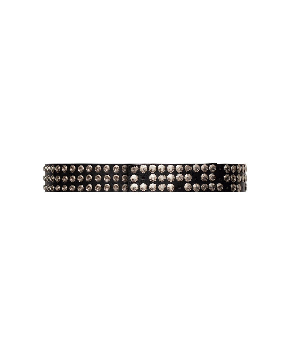 Ceinture Button Black taille ajustable