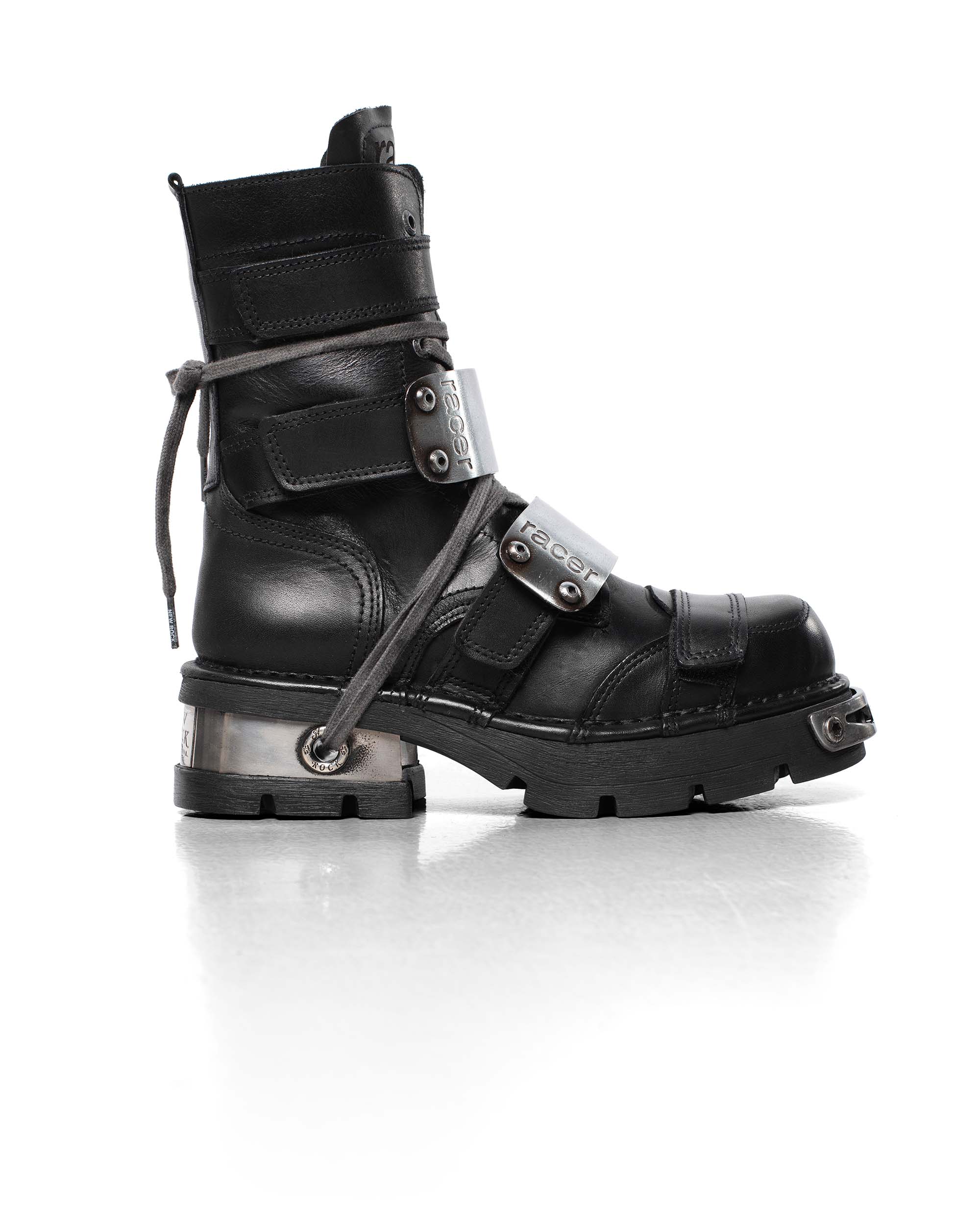 靴 NEWROCK chainboots New Rock Straps And Chains Unisex Platform Boots in Black | eBay