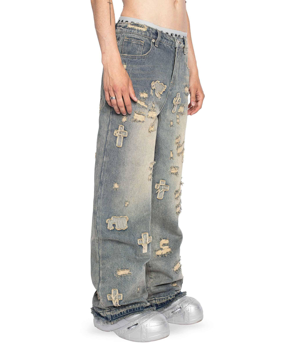 Blue Ghost Cross Jeans – Racer Worldwide
