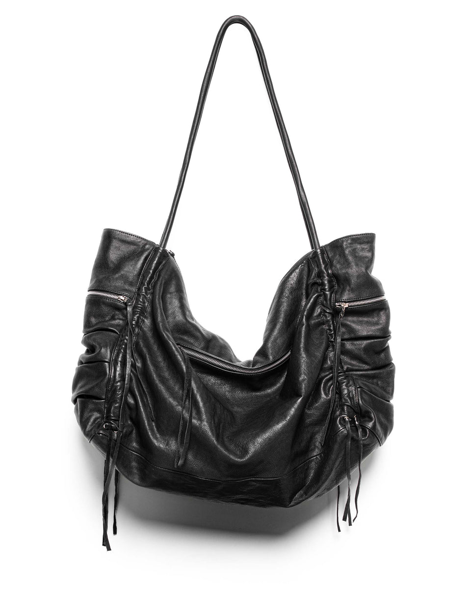 Oversized Carryall Leather Bag – Racer Worldwide