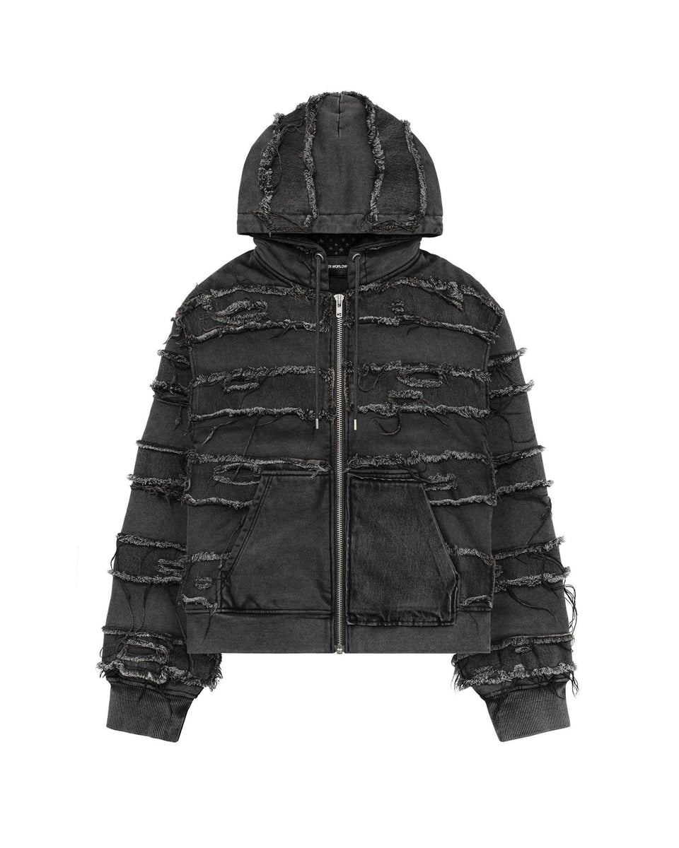 Washed Flag Hoodie Racer Worldwide