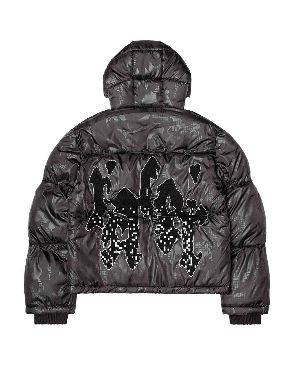 Black Camo Puffer Jacket 2.0 – Racer Worldwide