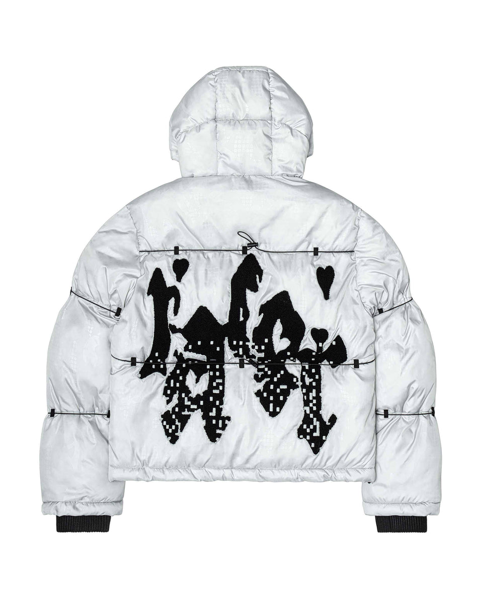 White Camo Puffer Jacket 2.0 Racer Worldwide
