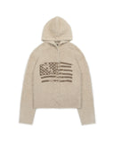 Knit Flag Hoodie