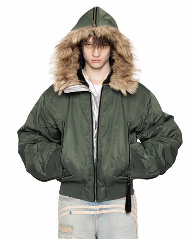 ジャケット・アウター racerworldwide Aviator Bomber Jacket Green Aviator Bomber Jacket – Racer Worldwide
