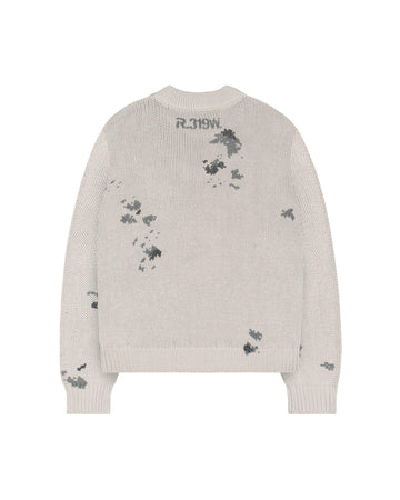 Beige Army Knit Sweater