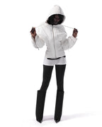 White Fitted Bomber