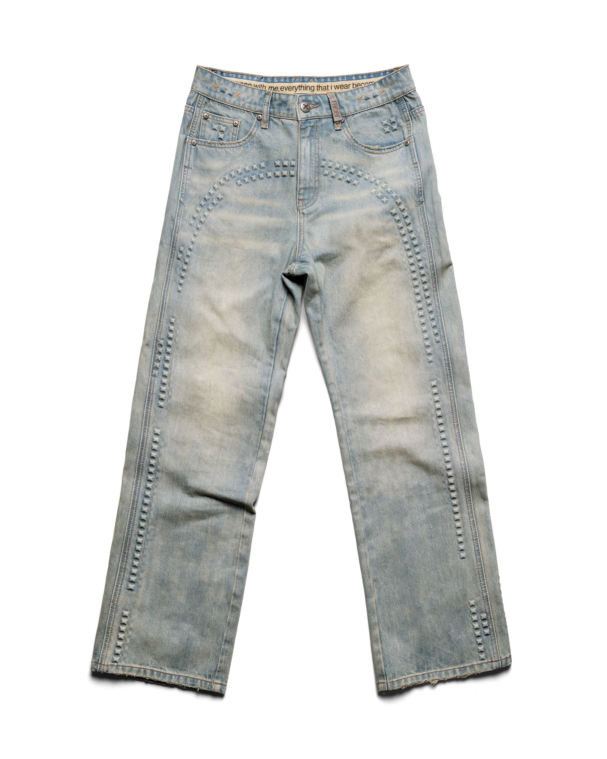 Pyramid Embossed Denim