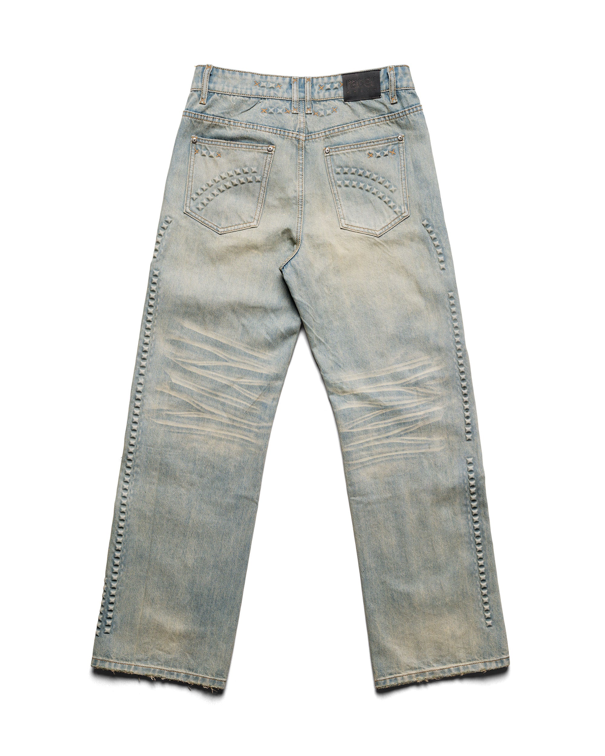 Pyramid Embossed Denim – Racer Worldwide