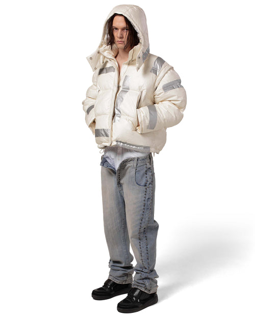 Racer x Barragán Taped Puffer Jacket