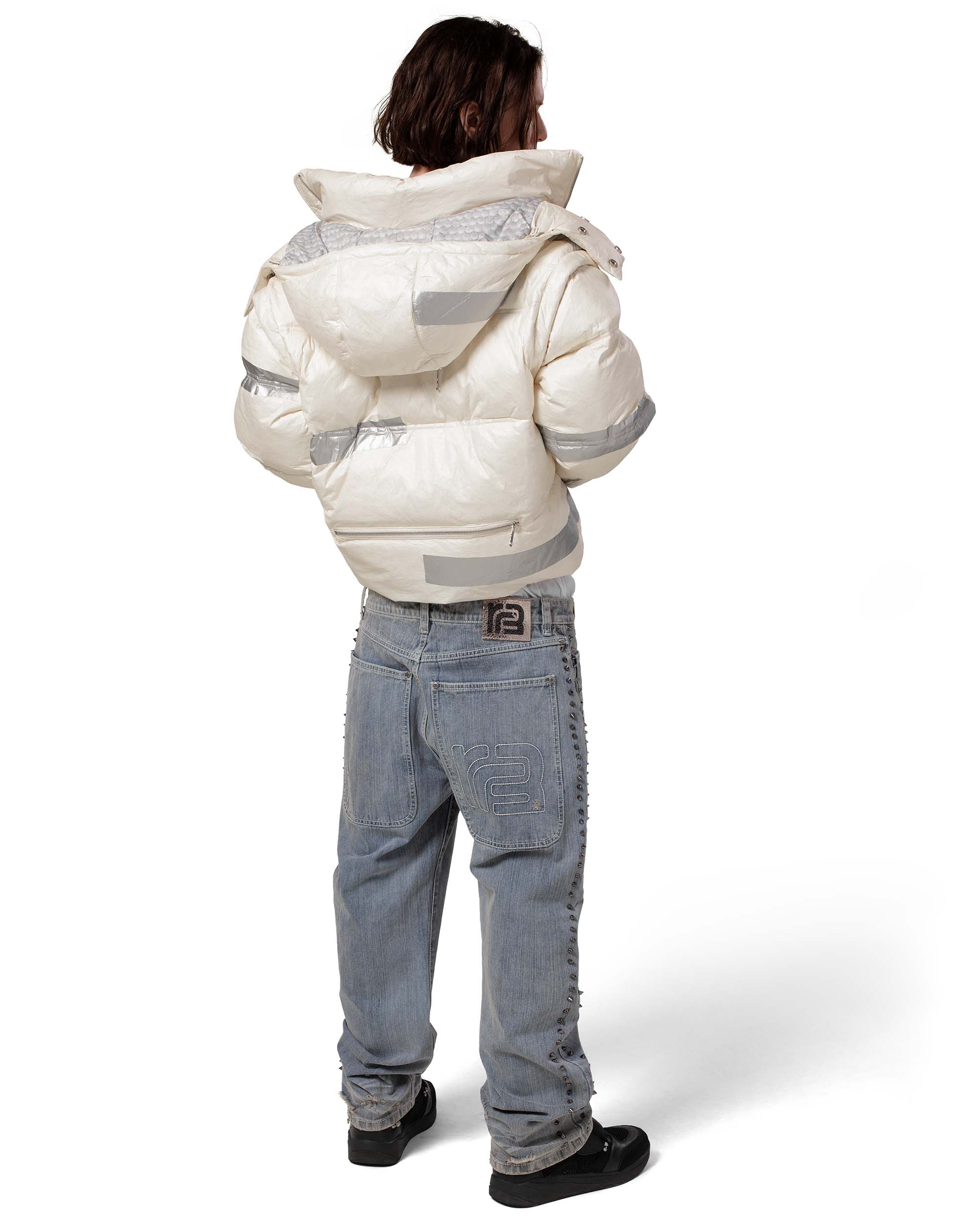 Racer x Barragán Taped Puffer Jacket