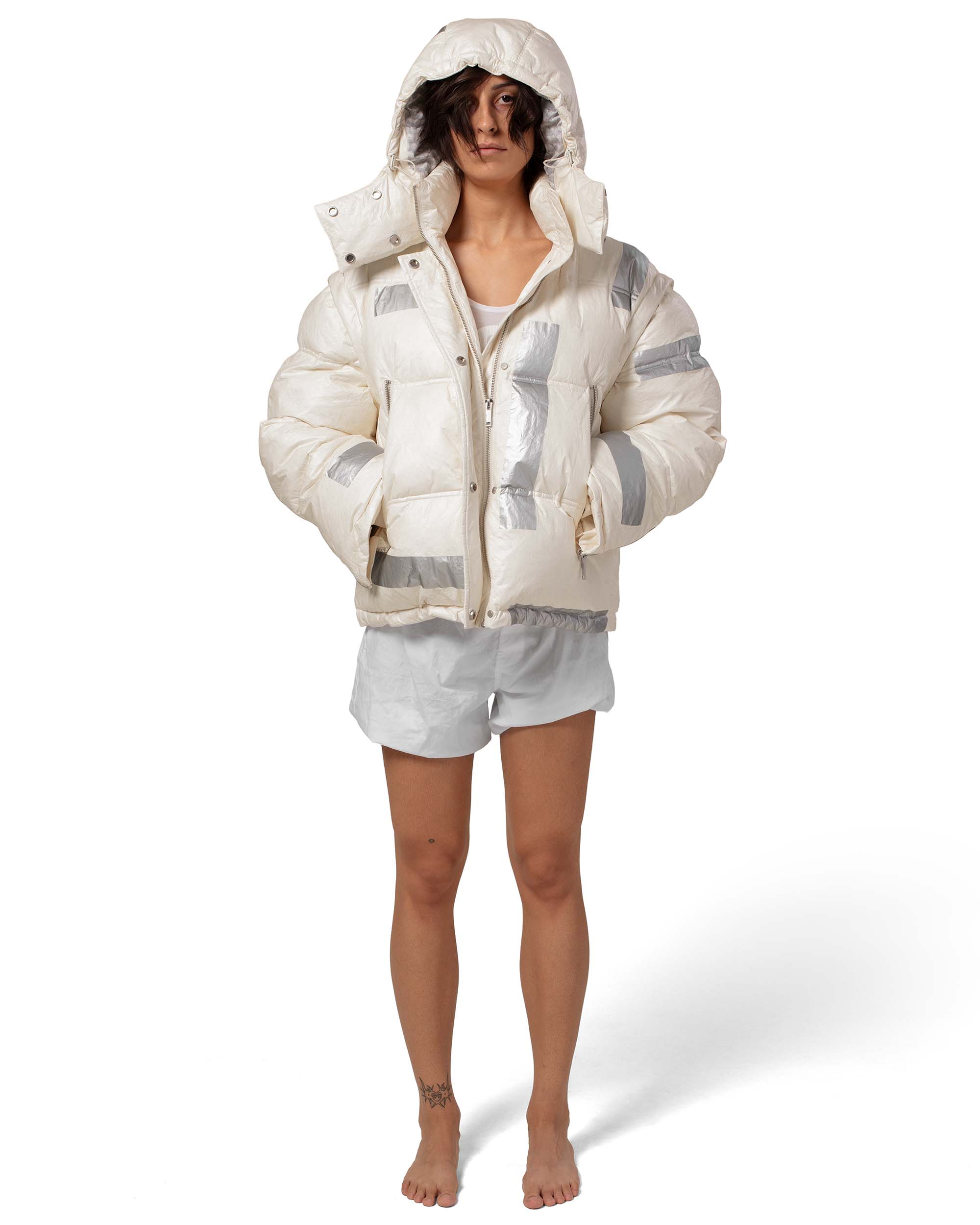 Racer x Barragán Taped Puffer Jacket