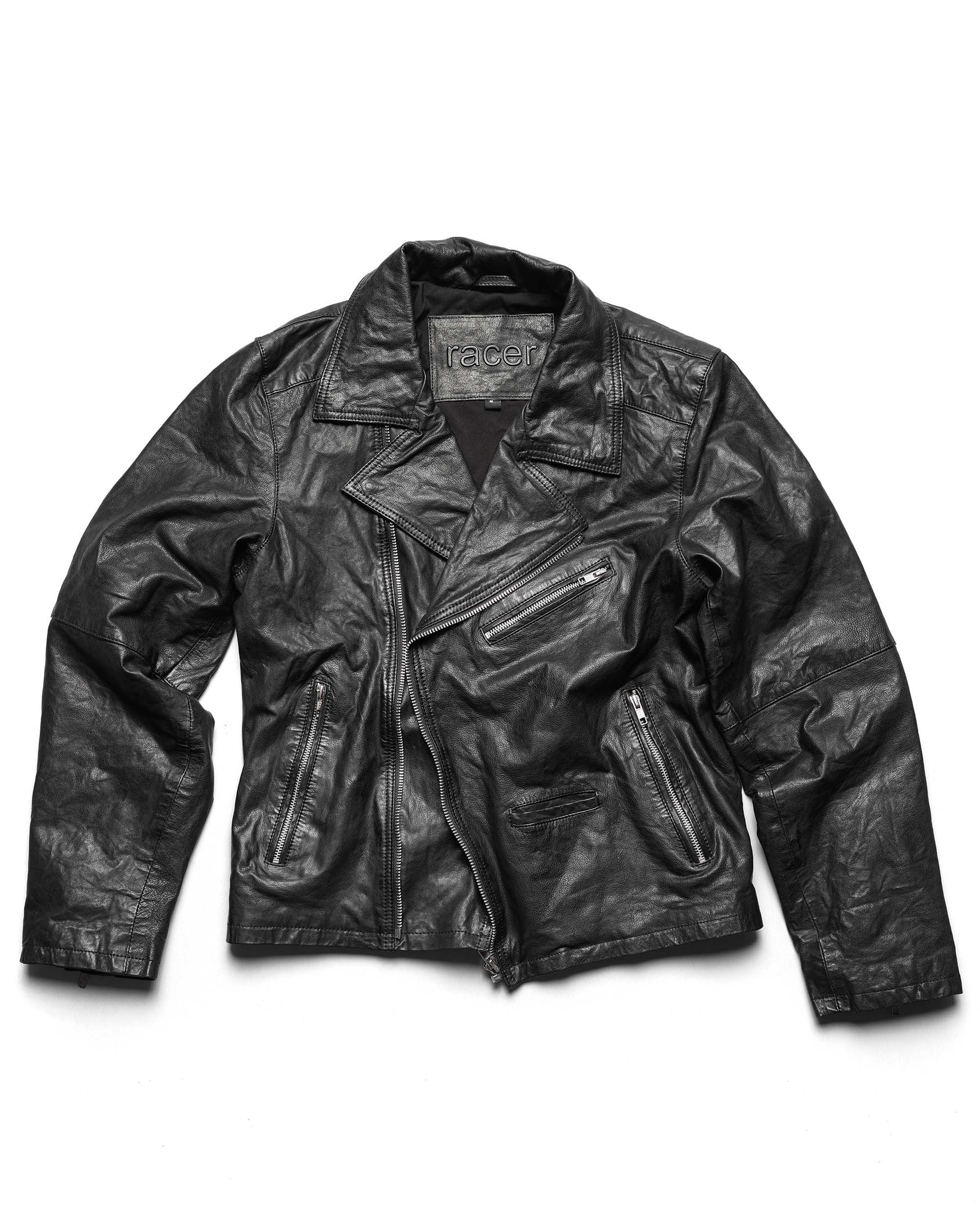 Black Sheepskin Jacket – Racer Worldwide