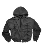 Dark Faded Track Hoodie