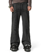 Dark Faded Track Sweatpants