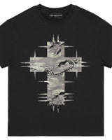 Black Camo Cross T-shirt