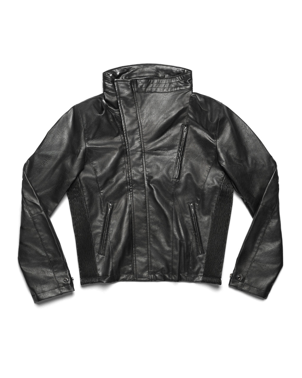 Black Asymmetrical Moto Jacket