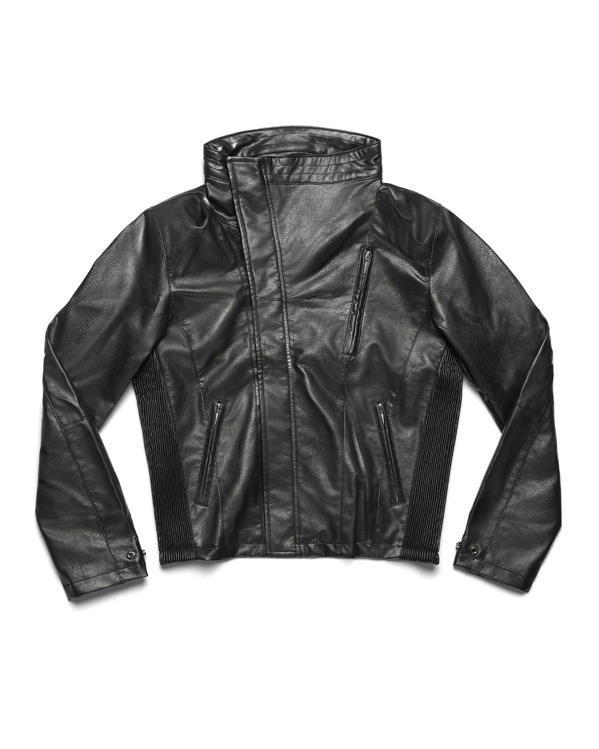 Black Asymmetrical Moto Jacket