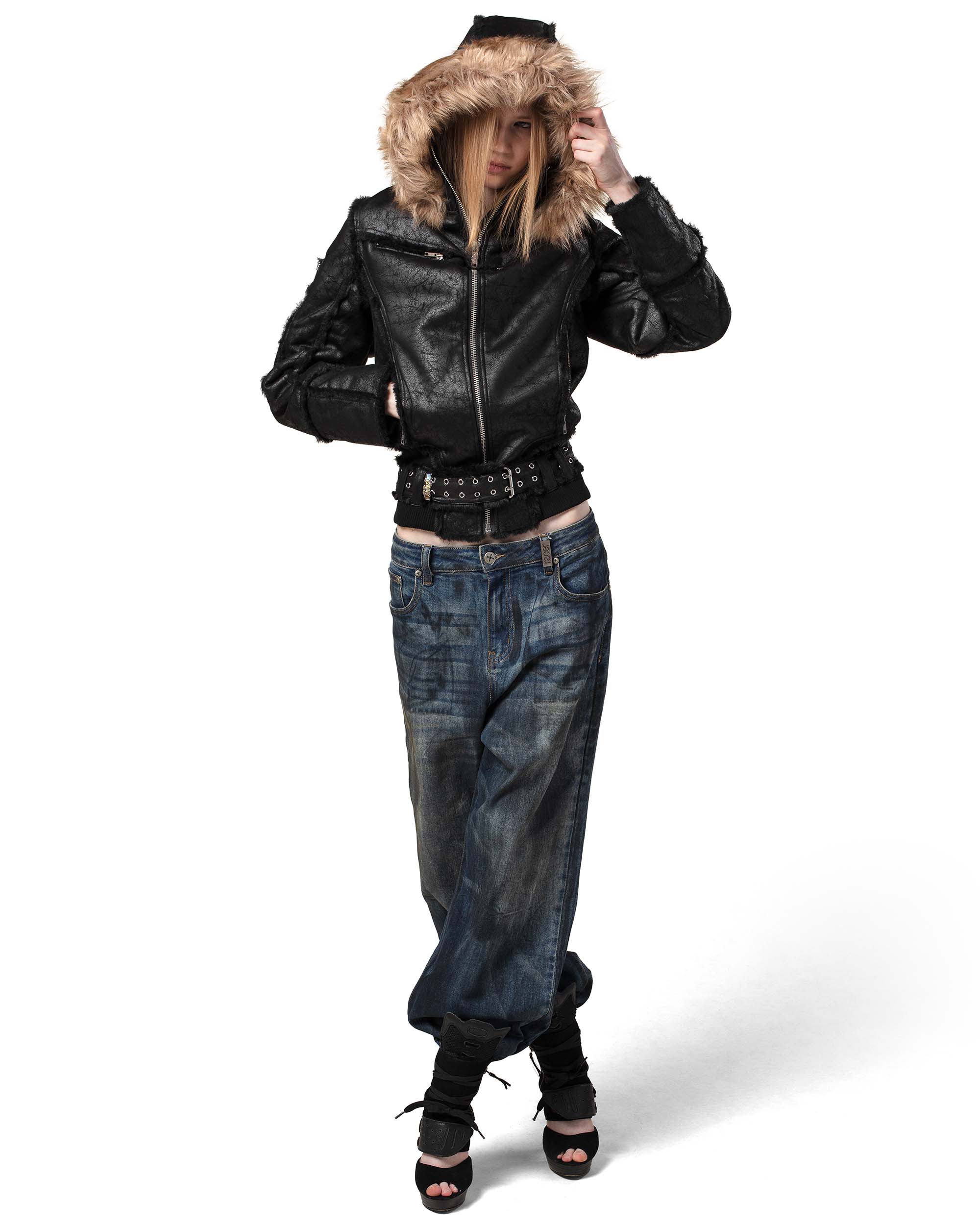 Black Sheepskin Jacket – Racer Worldwide