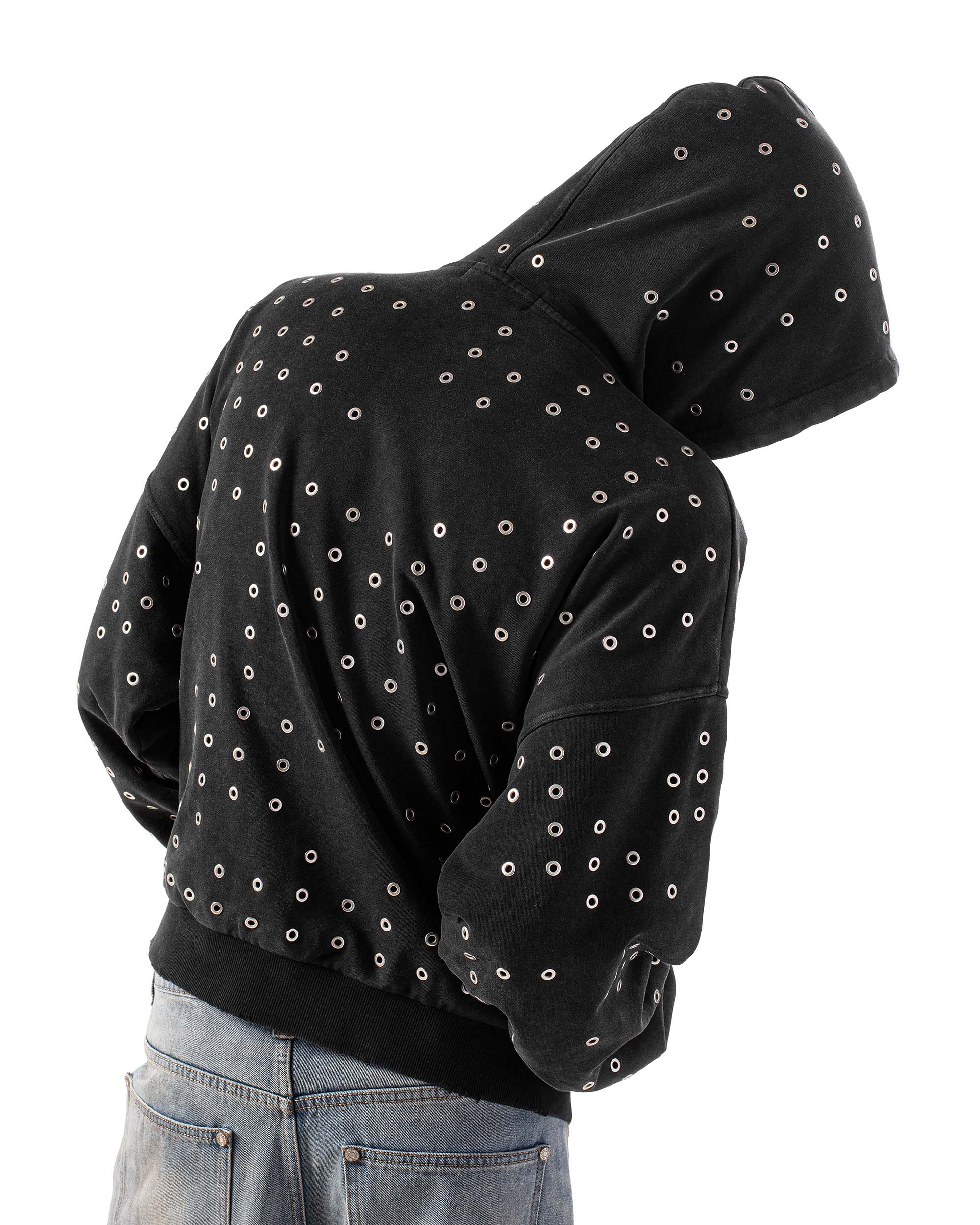 Black Eyelet Hoodie – Racer Worldwide