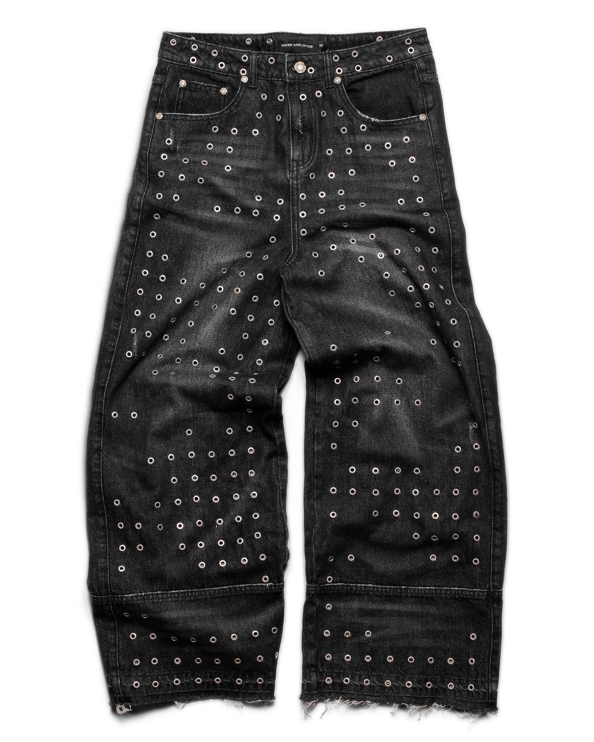 Black Eyelet Denim – Racer Worldwide