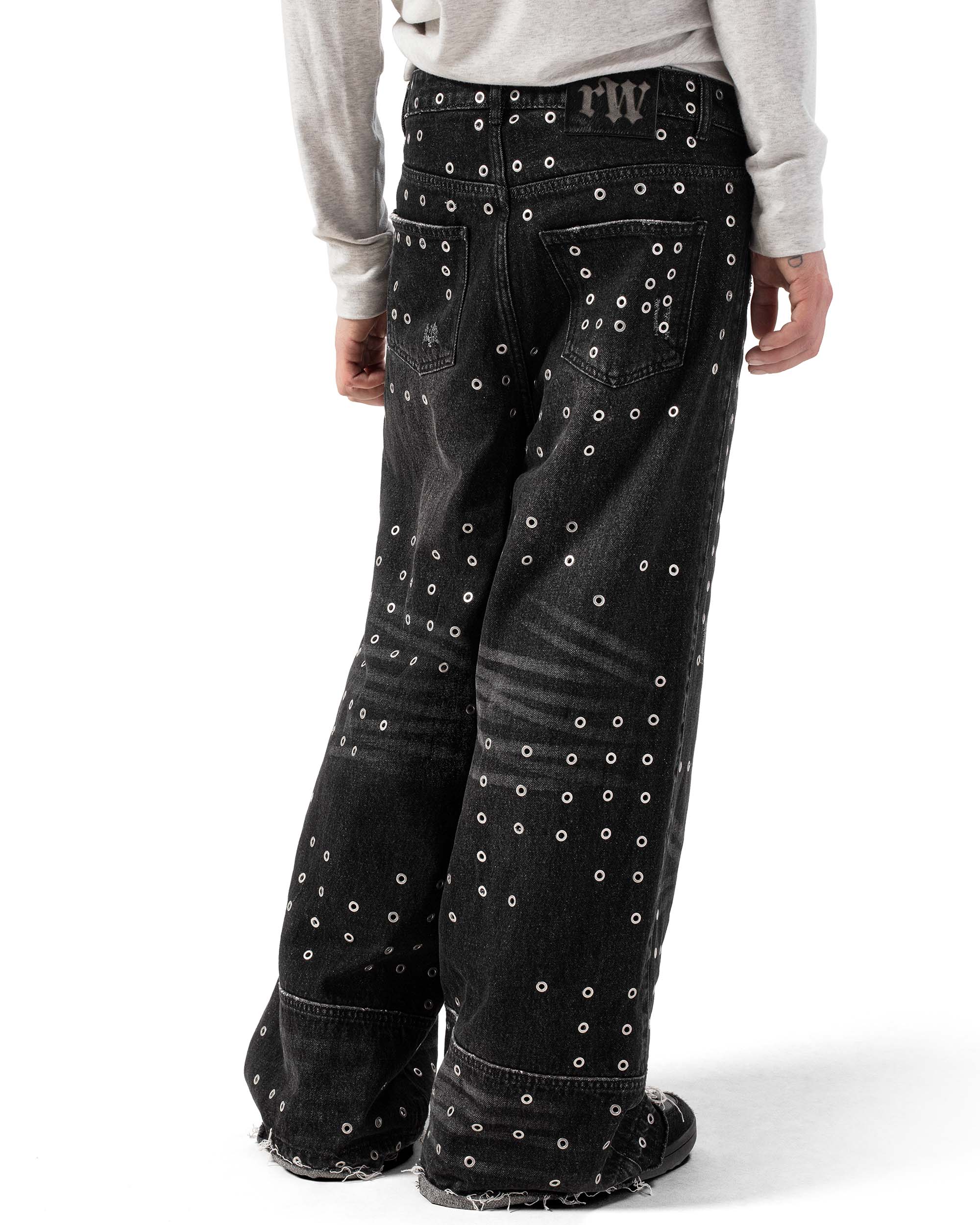 Black Eyelet Denim – Racer Worldwide