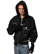 Racer x Barragán Tape Zipped Hoodie