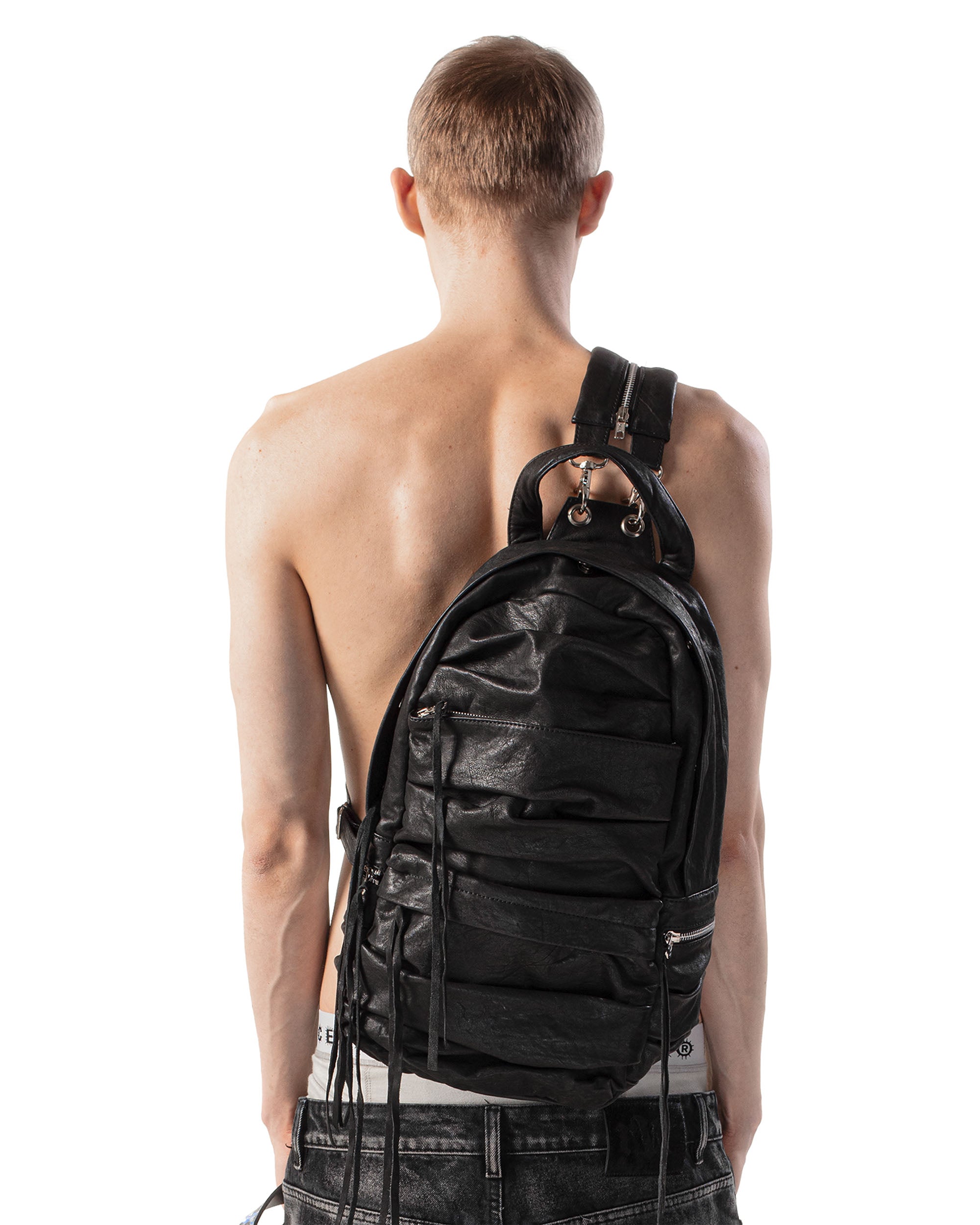 Split Strap Leather Backpack – Racer Worldwide