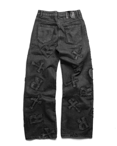 Black Patch Denim – Racer Worldwide