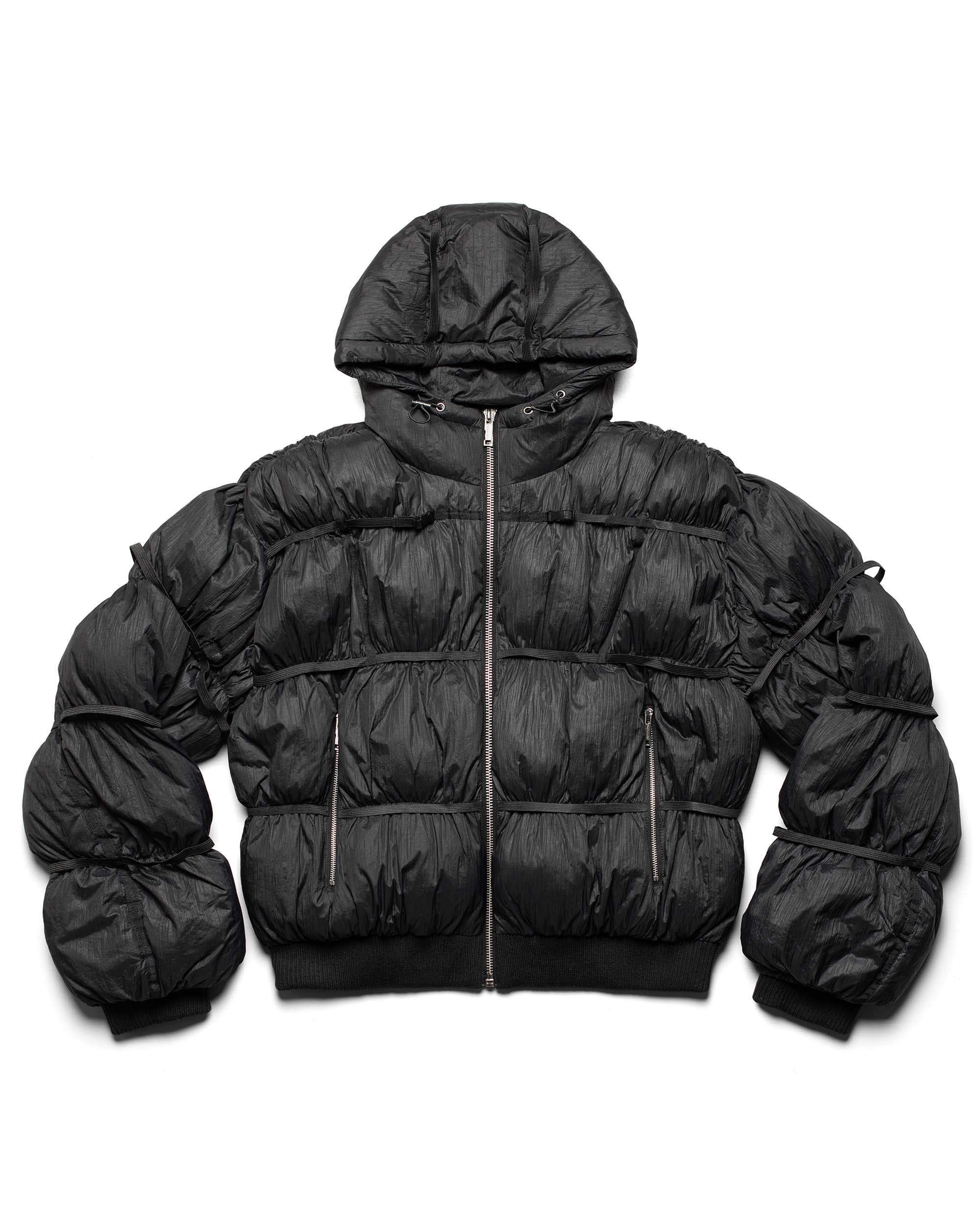 Black Puffer Jacket X – Racer Worldwide
