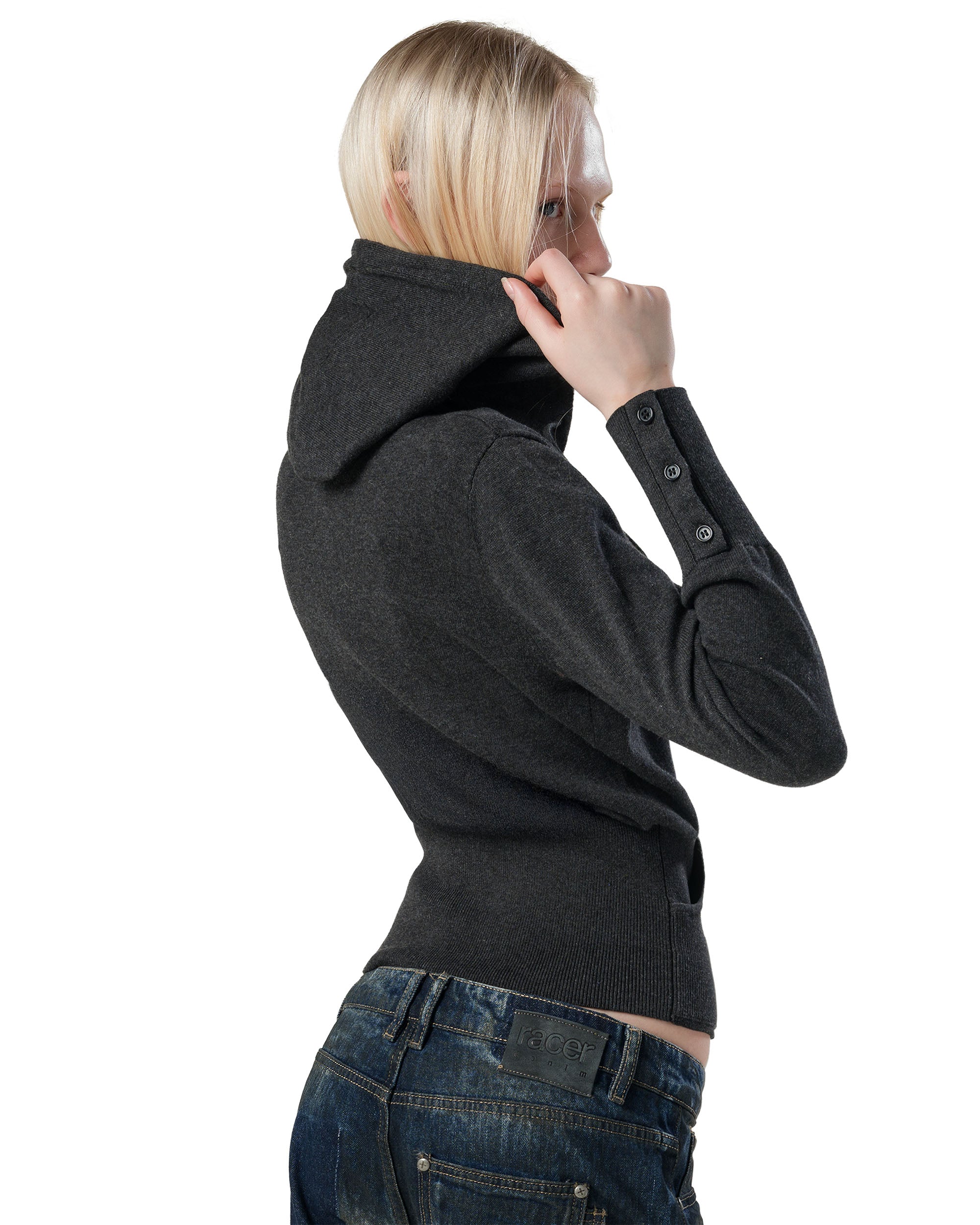 Fitted Knit Hoodie – Racer Worldwide