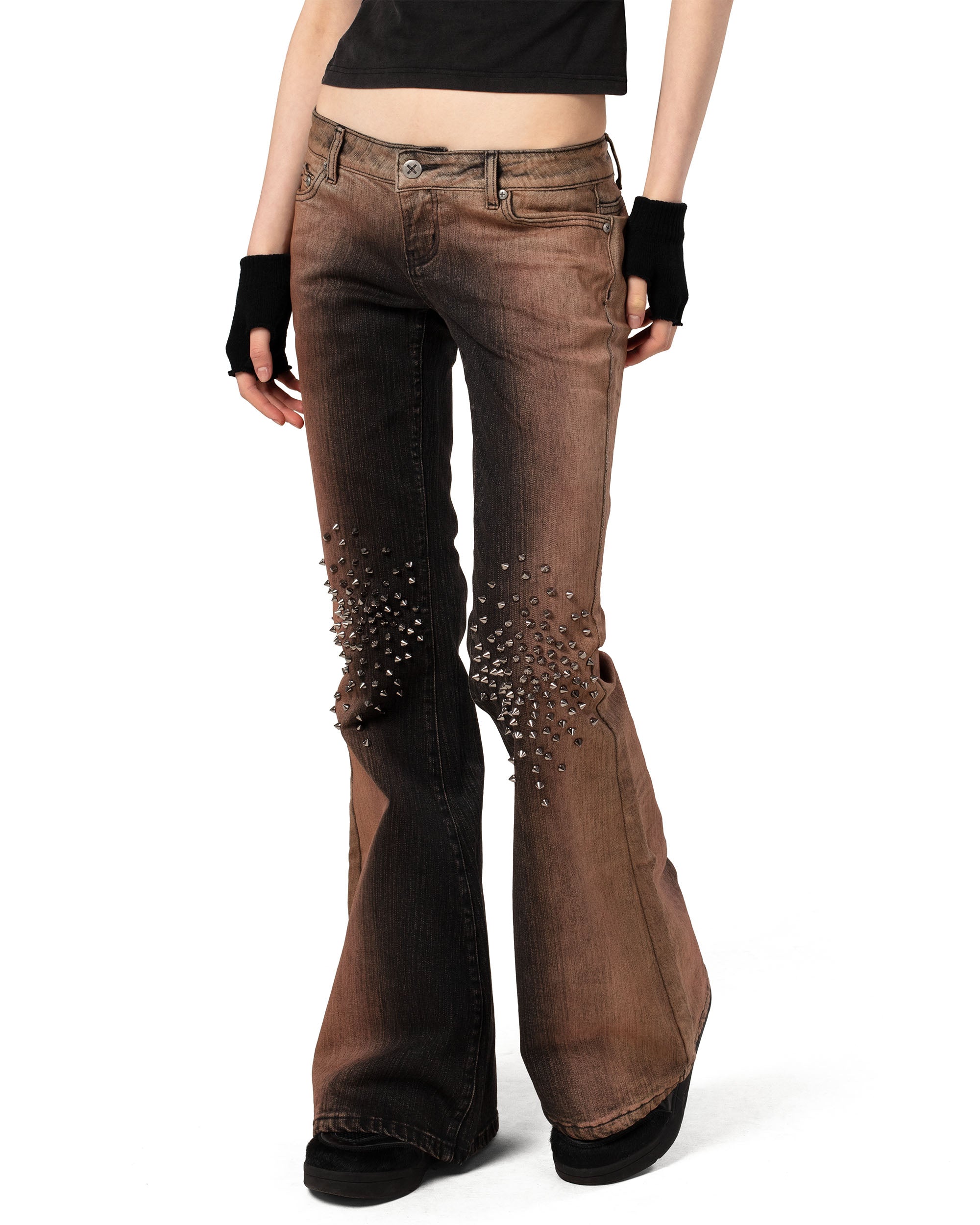 Ember Spike Flared Denim – Racer Worldwide