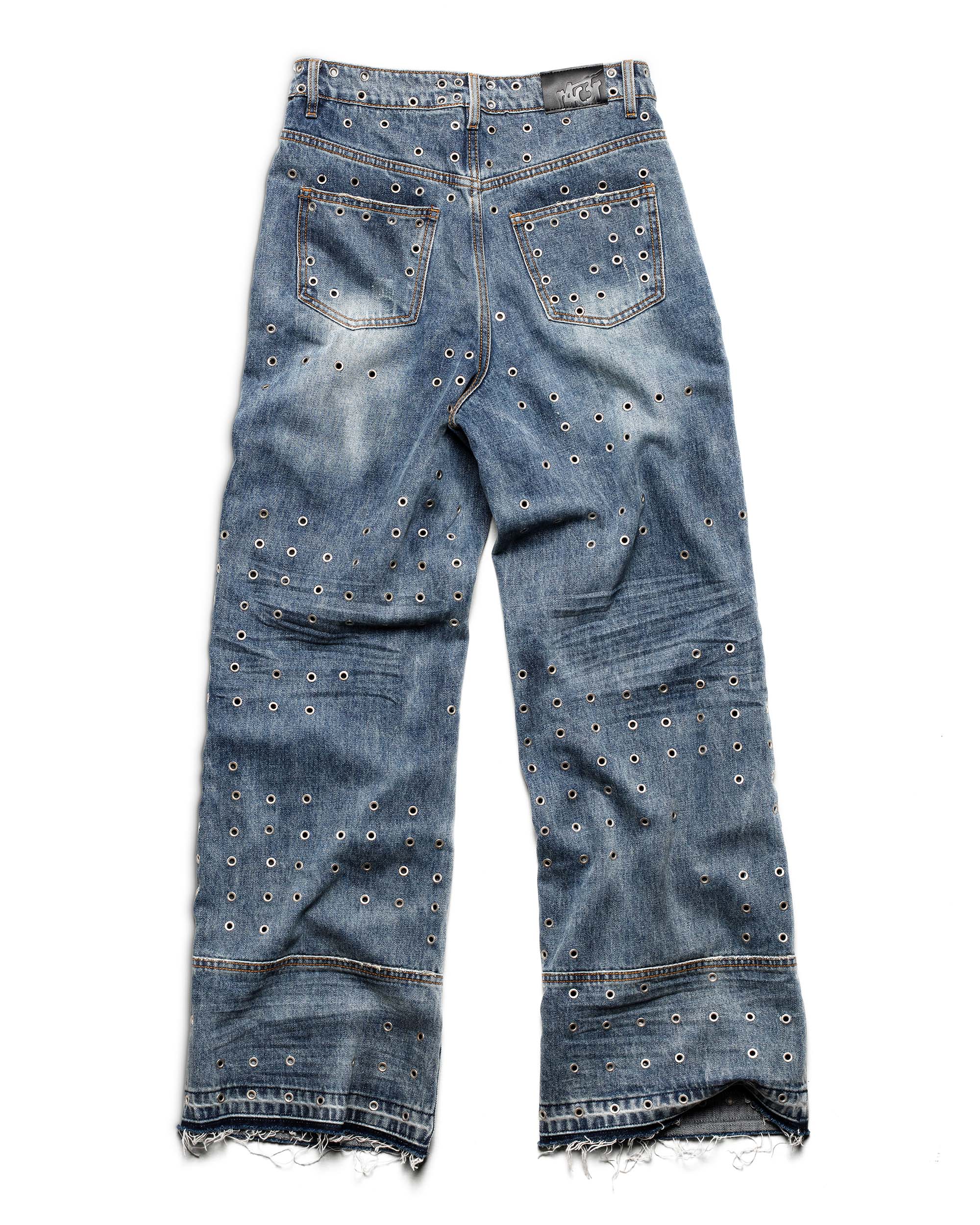 Blue Eyelet Denim – Racer Worldwide