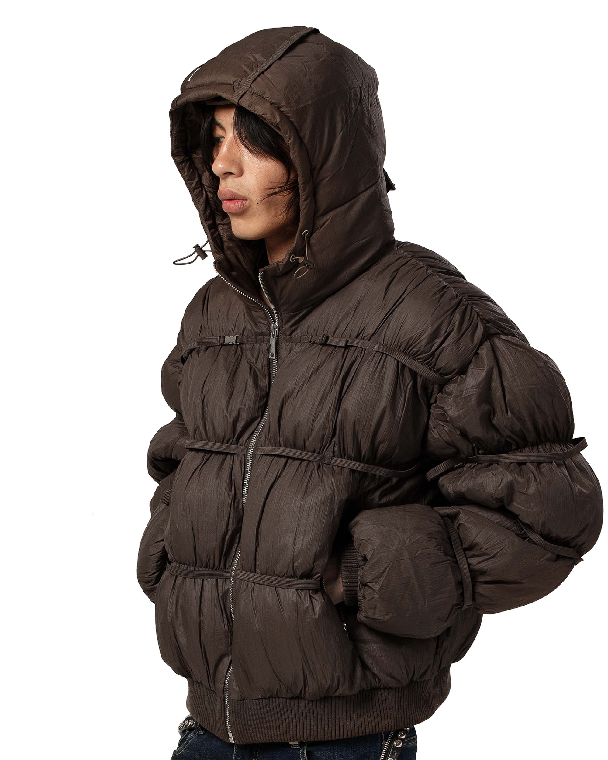 FCRB insulation padded jacket XL 茶 Brown Puffer Jacket X – Racer Worldwide