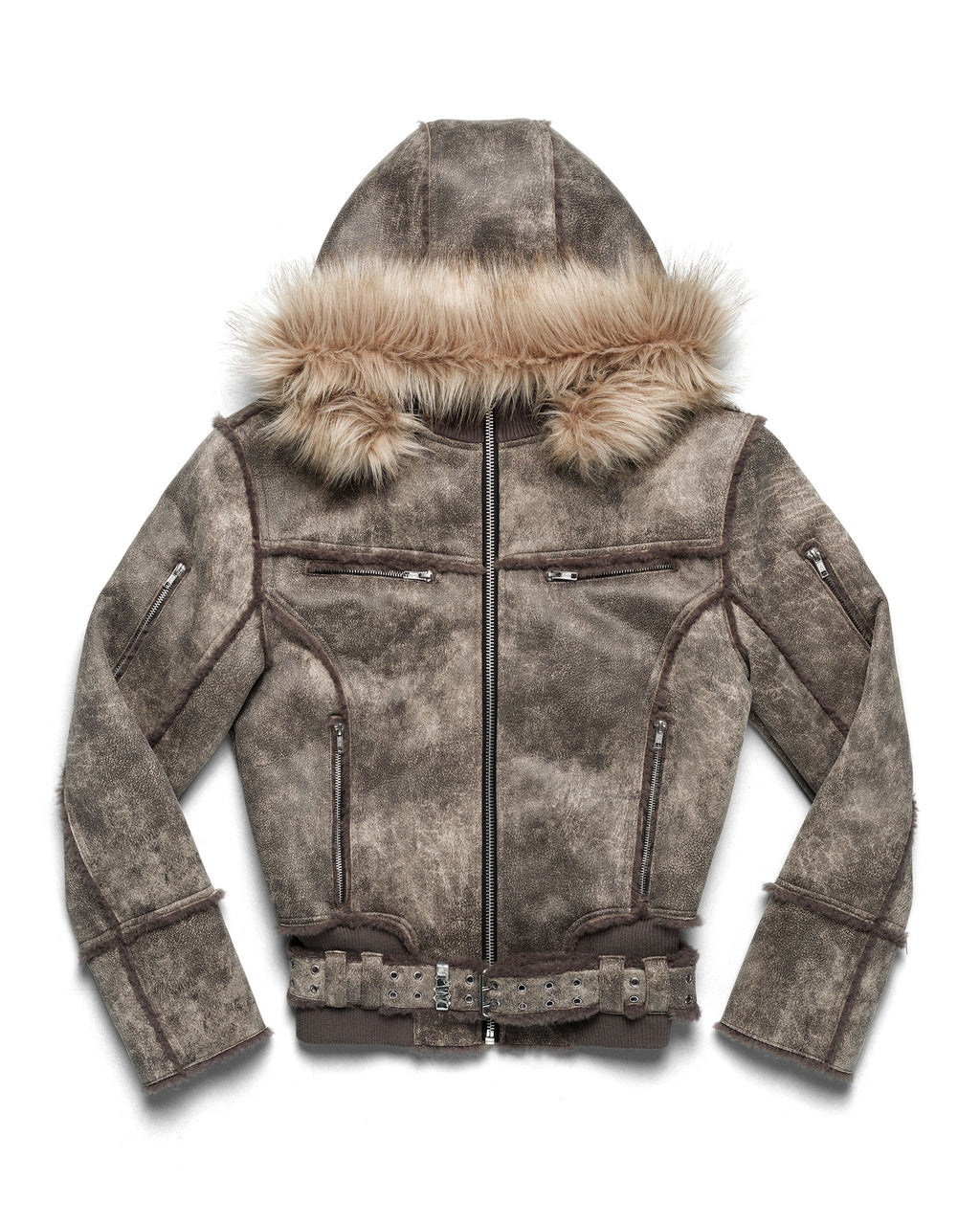 Faded Sheepskin Jacket