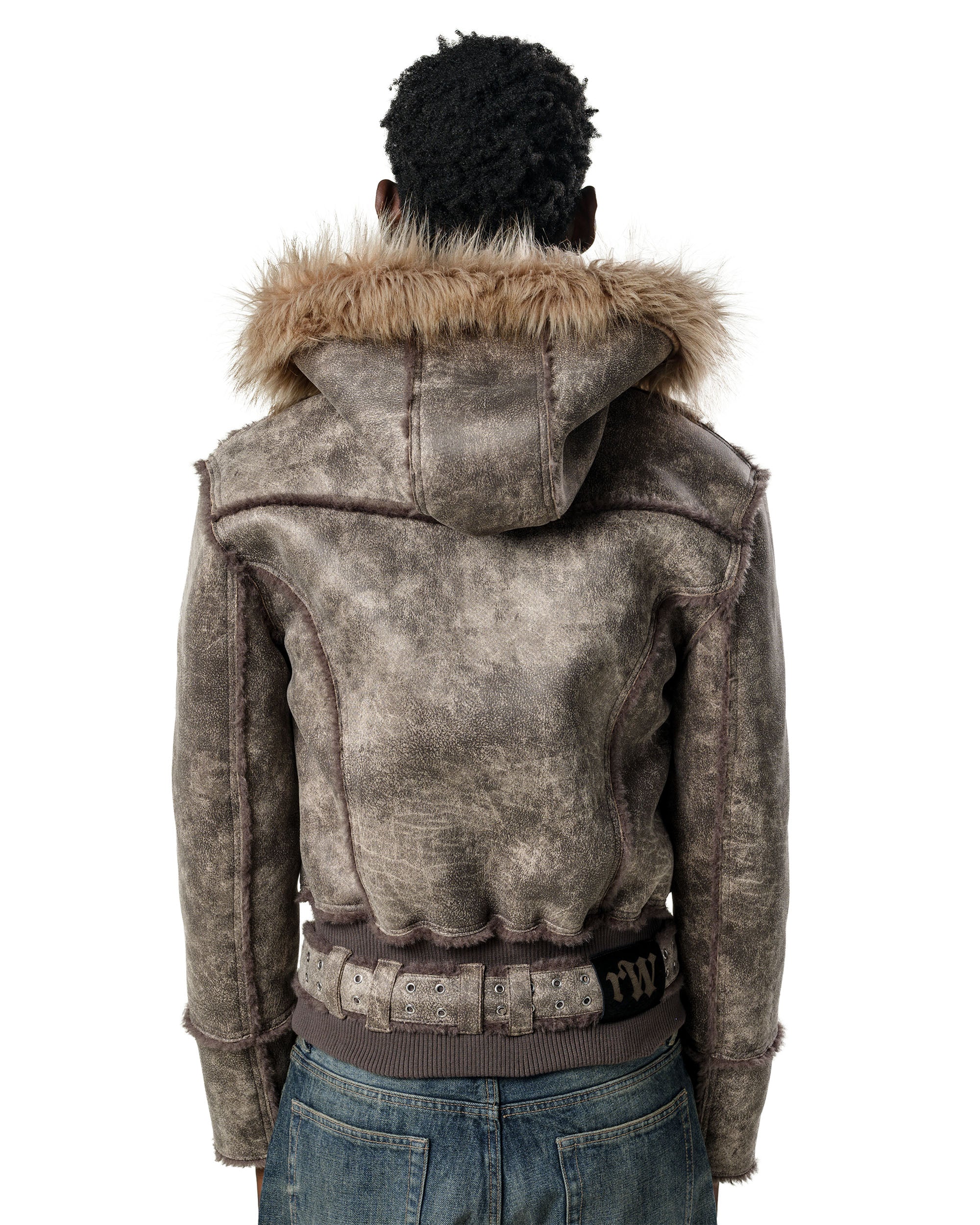 Faded Sheepskin Jacket – Racer Worldwide