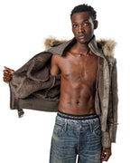 Faded Sheepskin Jacket