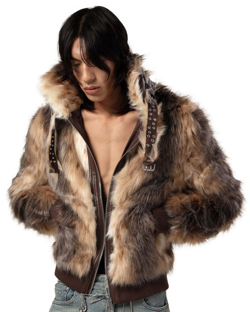 Coyote Fur Bomber