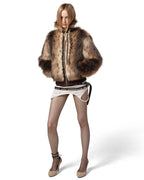 Coyote Fur Bomber