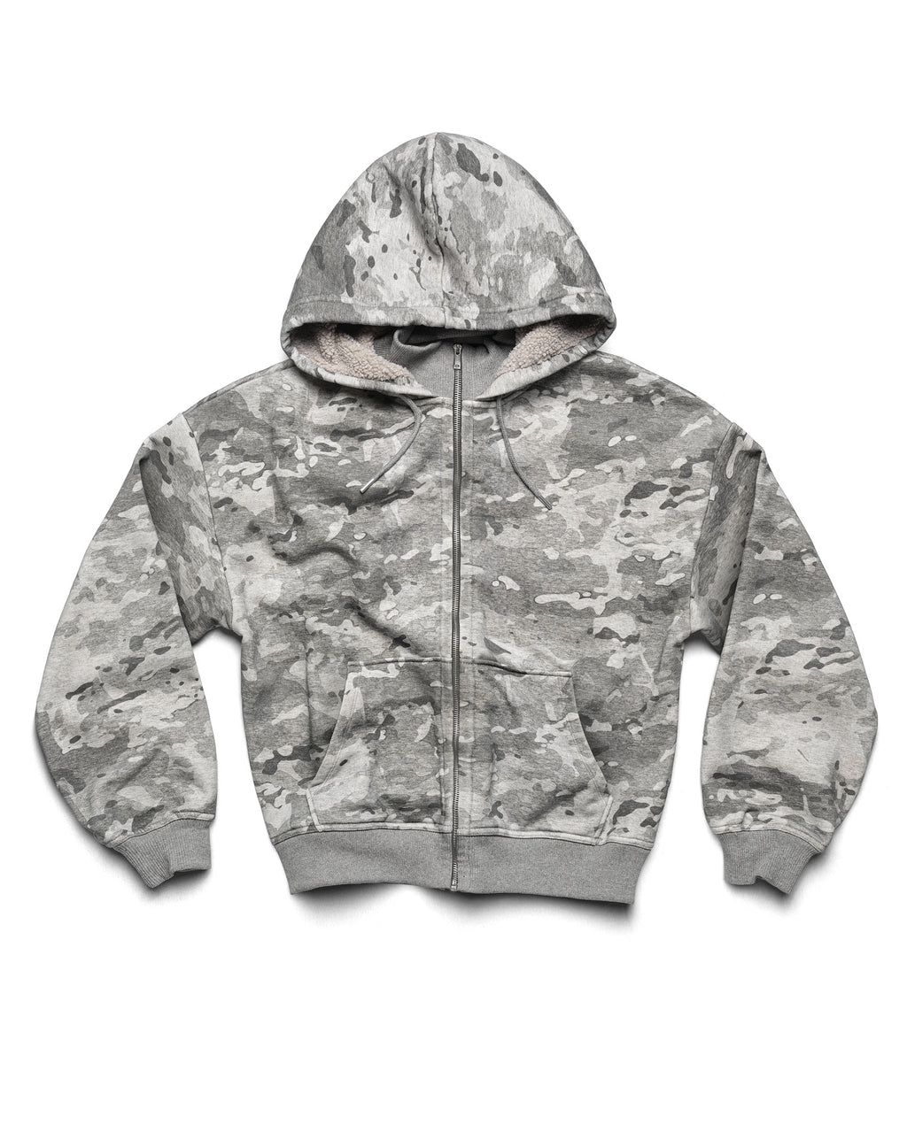 Camo Sherpa Hoodie