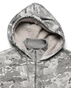 Camo Sherpa Hoodie