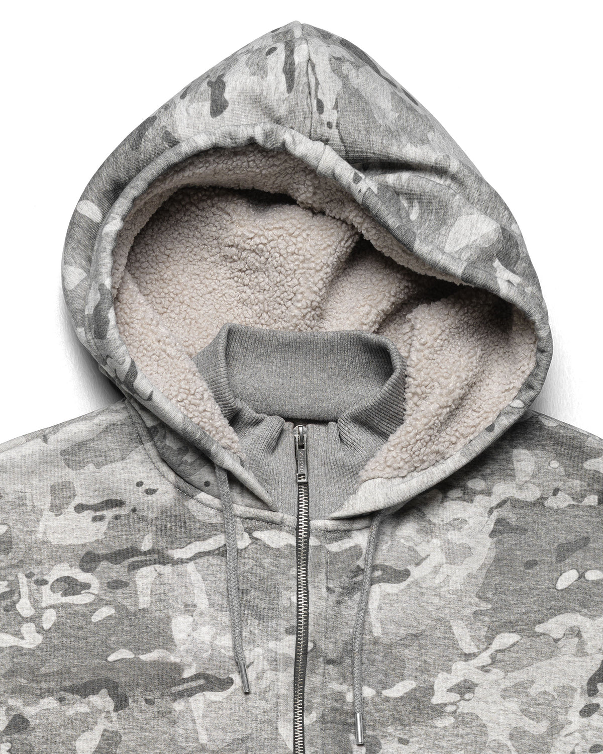 Camo Sherpa Hoodie