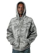 Camo Sherpa Hoodie