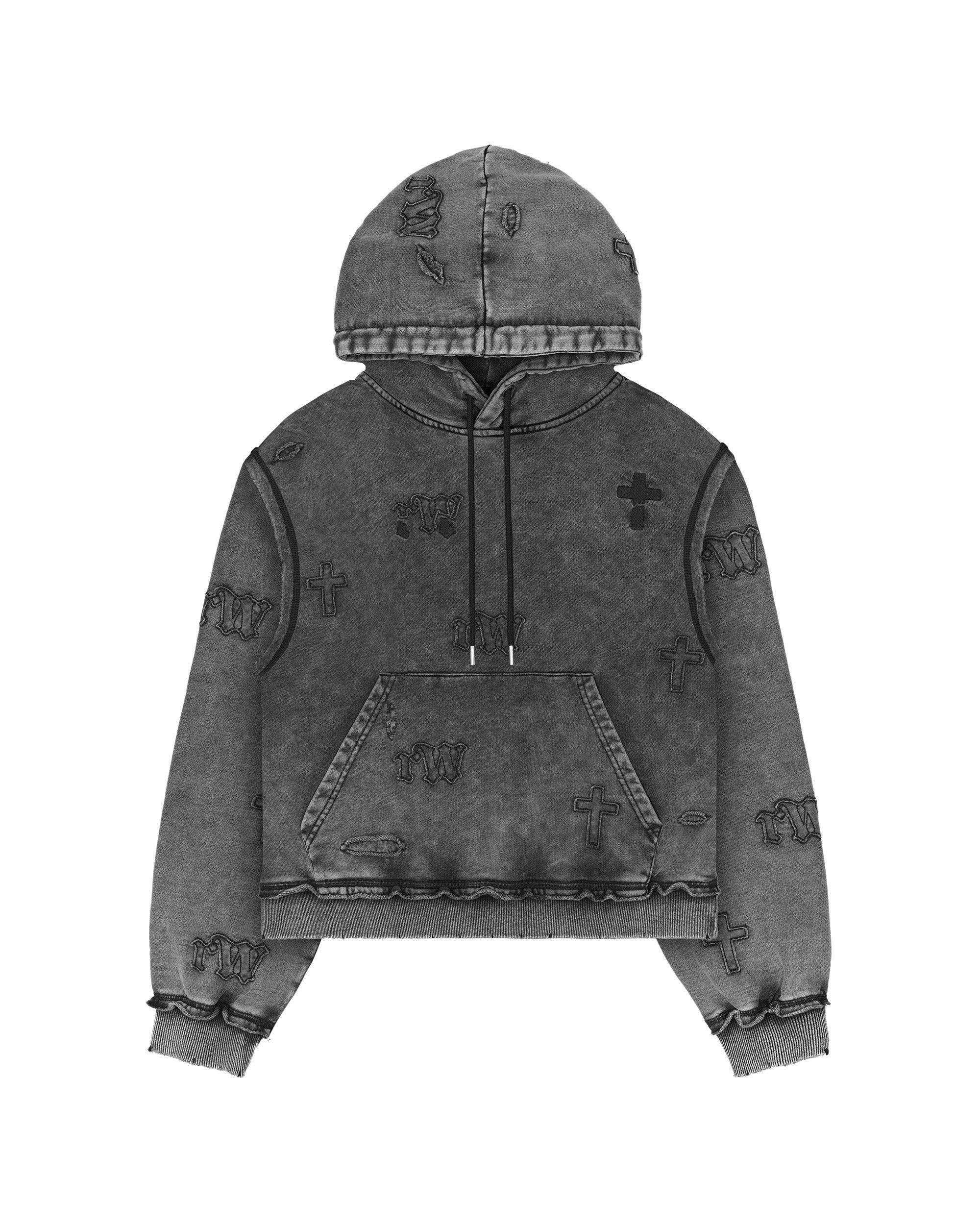 Cross_Patch_Hoodie_Black_Front