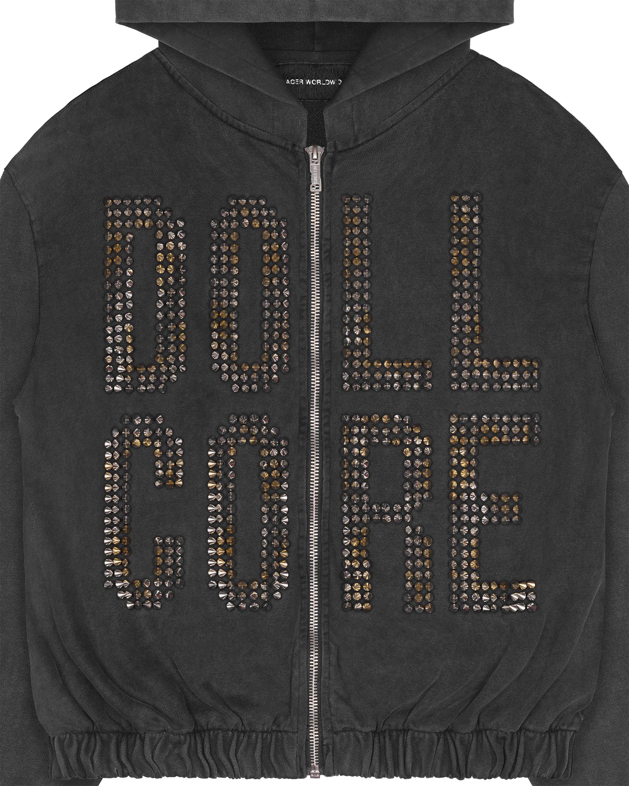 Doll Core Black Spike Hoodie – Racer Worldwide