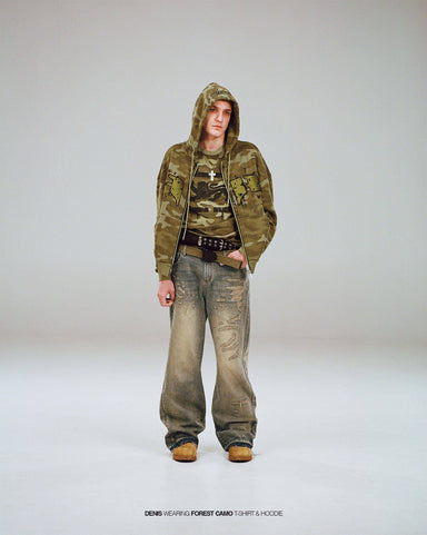 [SCHISM INDUCING] FR CAMO ZIP HOODIE /追跡付 Forest Camo Hoodie – Racer Worldwide