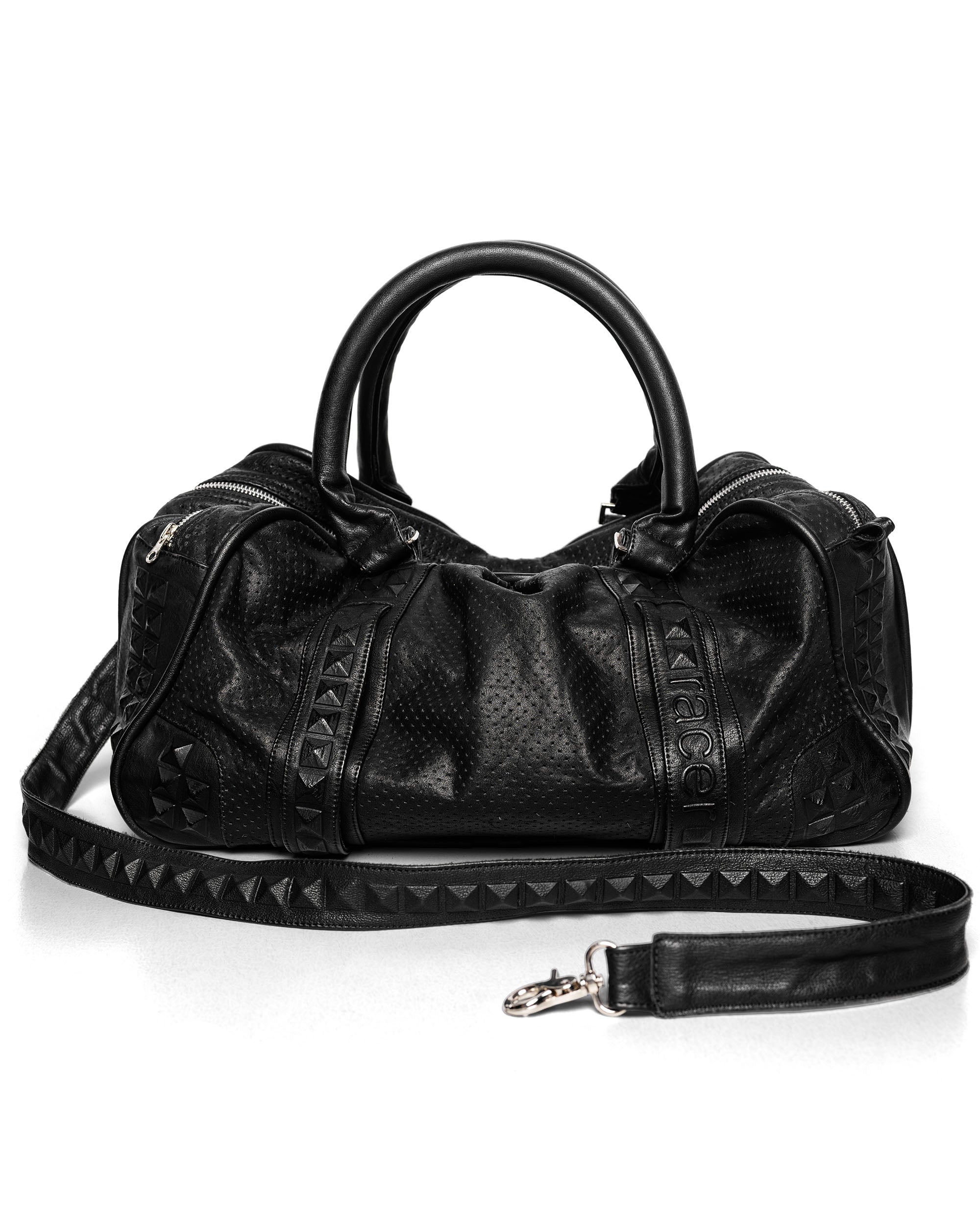 Embossed Leather Bag – Racer Worldwide